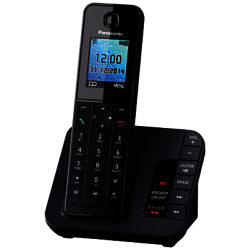 Panasonic KX-TGH220EB Digital Telephone and Answering Machine with Nuisance Call Control, Single DECT